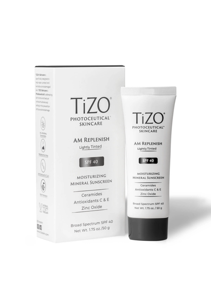 TIZO AM Replenish Lightly Tinted SPF 40